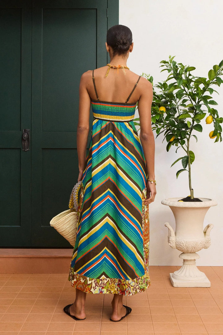 Charlie Day Dress - Blue Multi
