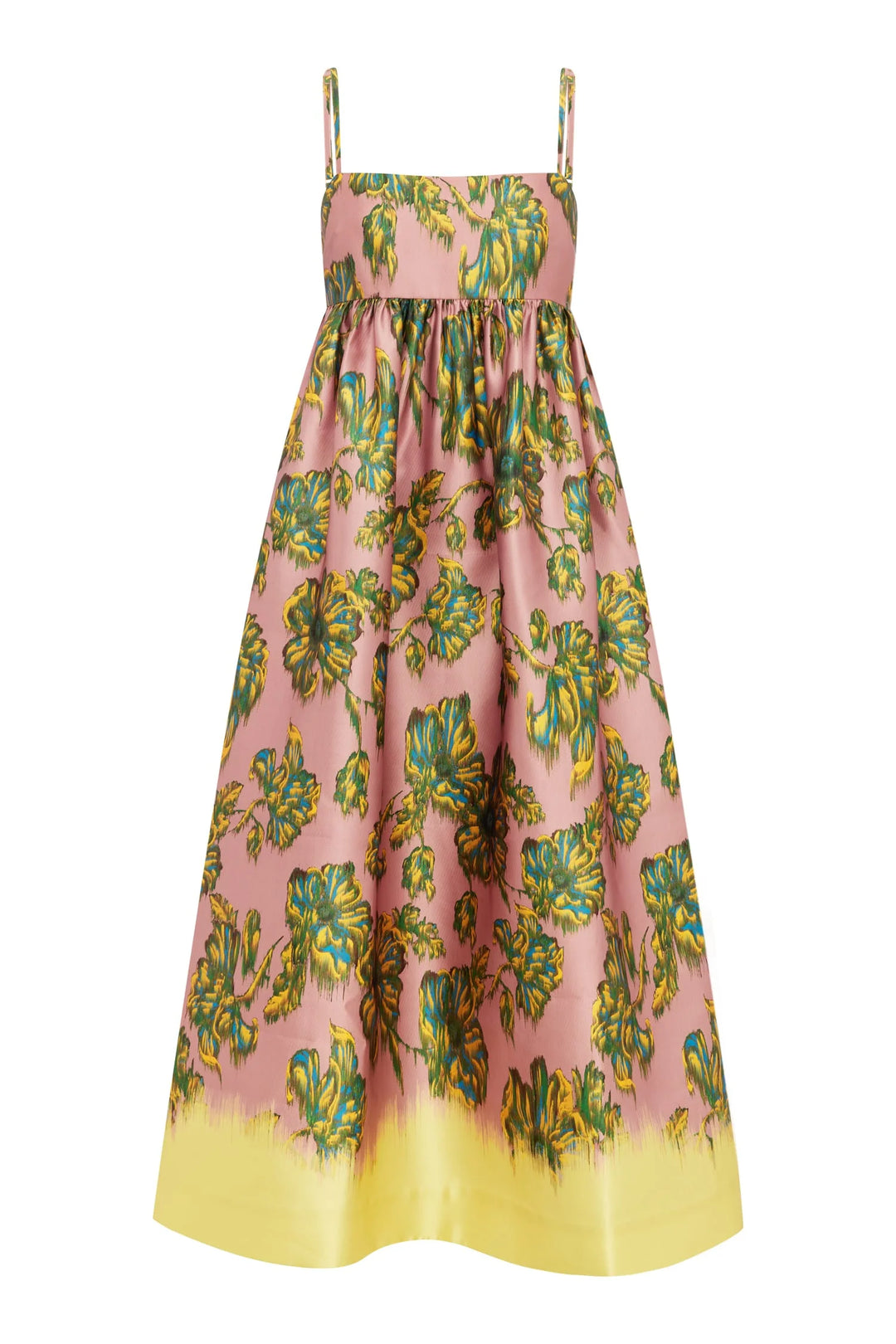 Faye Midi Dress - Pink Multi