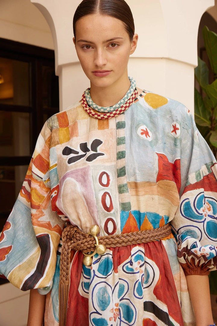 MICHELLE MIDI DRESS - Multi