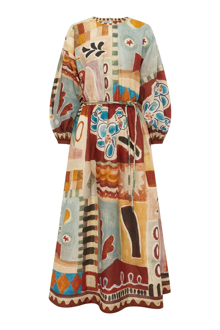 michelle midi dress - multi