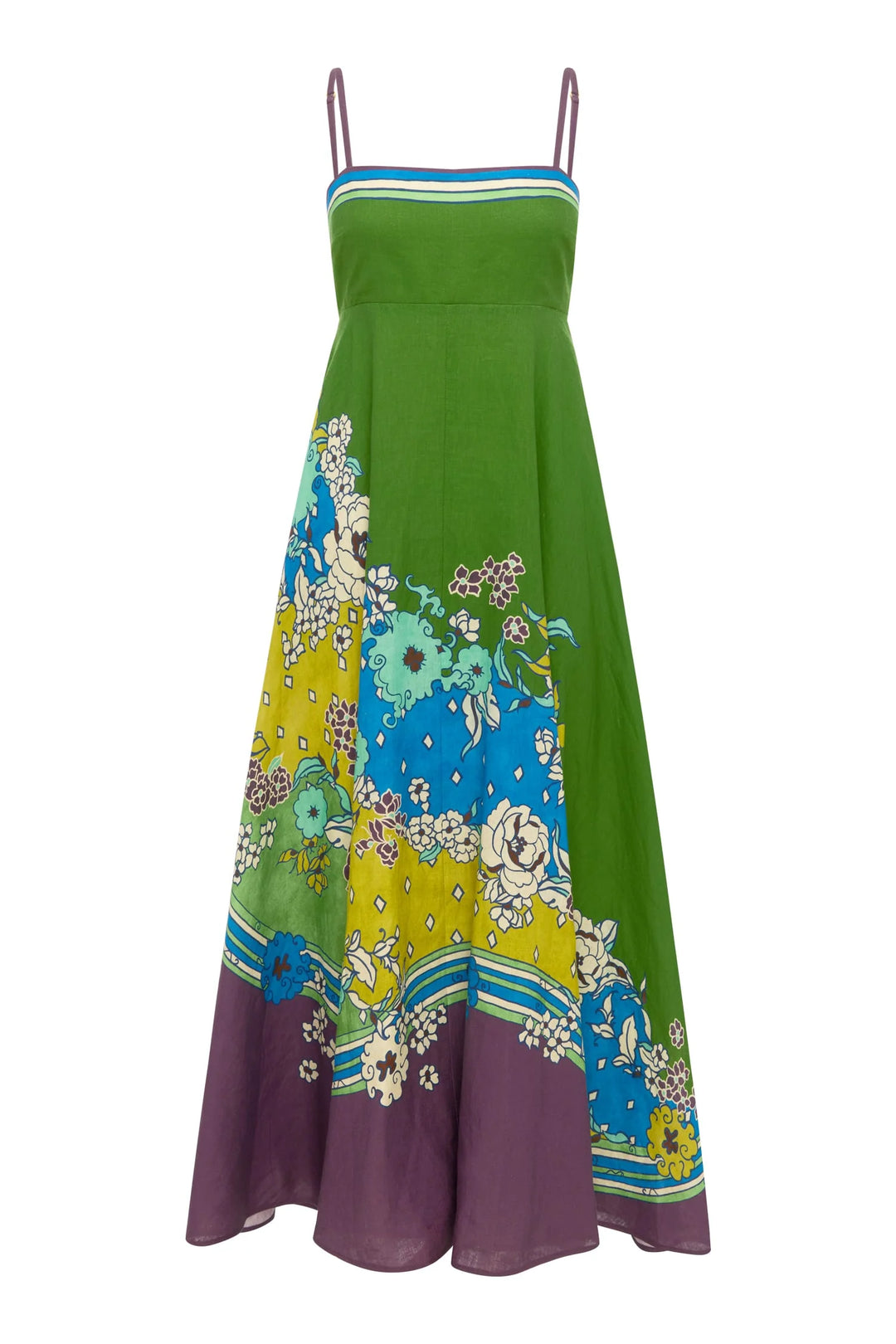 Nanci Sundress - Green Multi