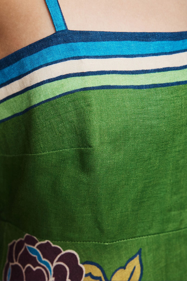 Nanci Sundress - Green Multi