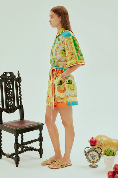 LA MUSICA MINI DRESS - Yellow Multi