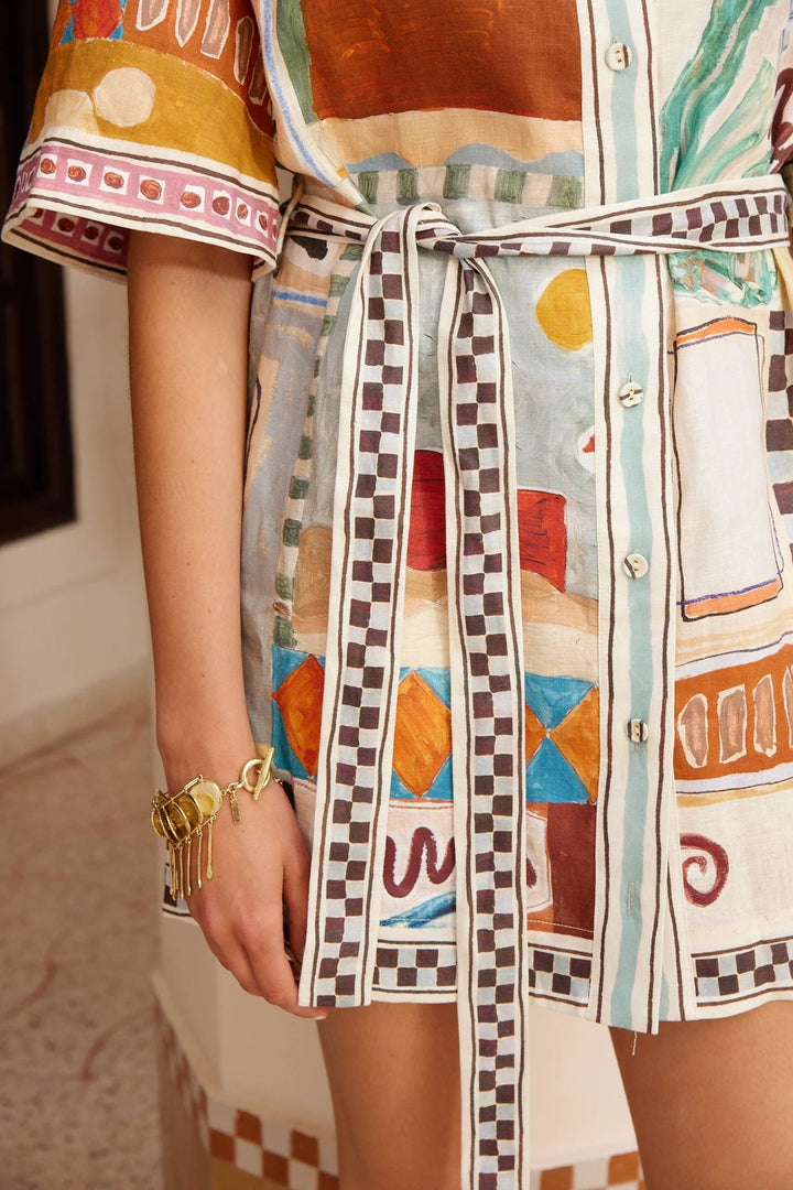 michelle mini dress - multi