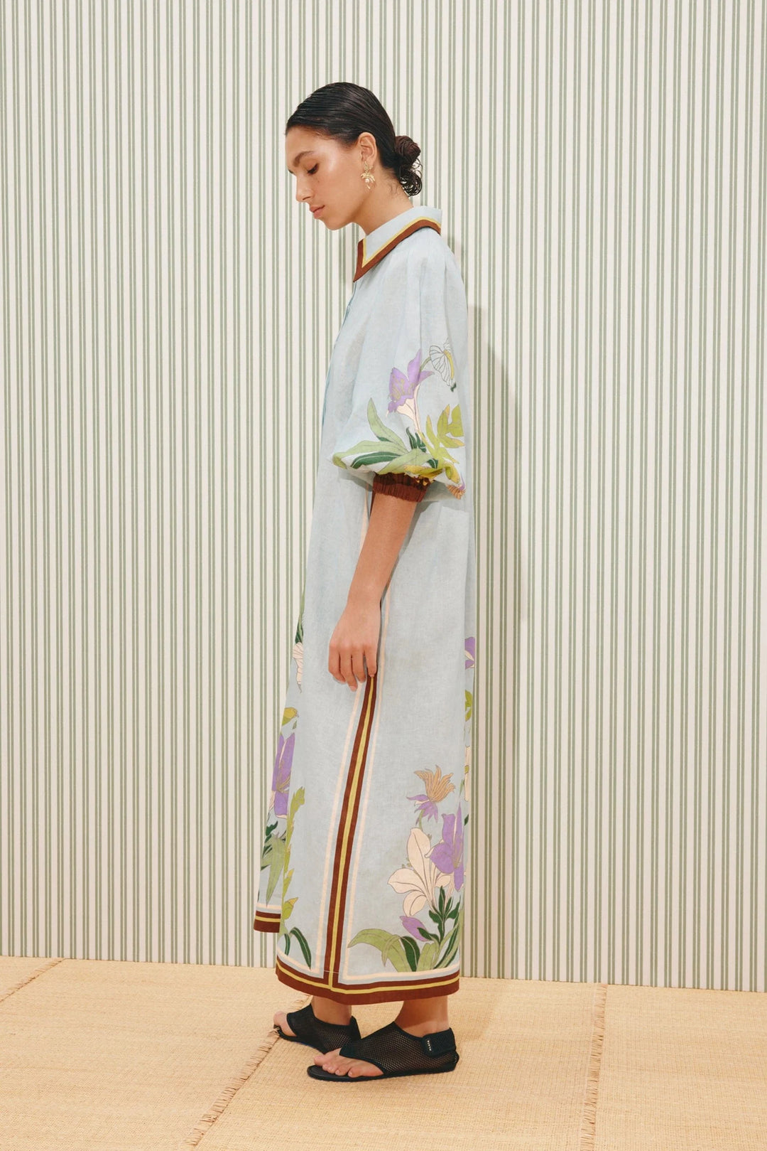 Alfie Shirtdress - Light Blue