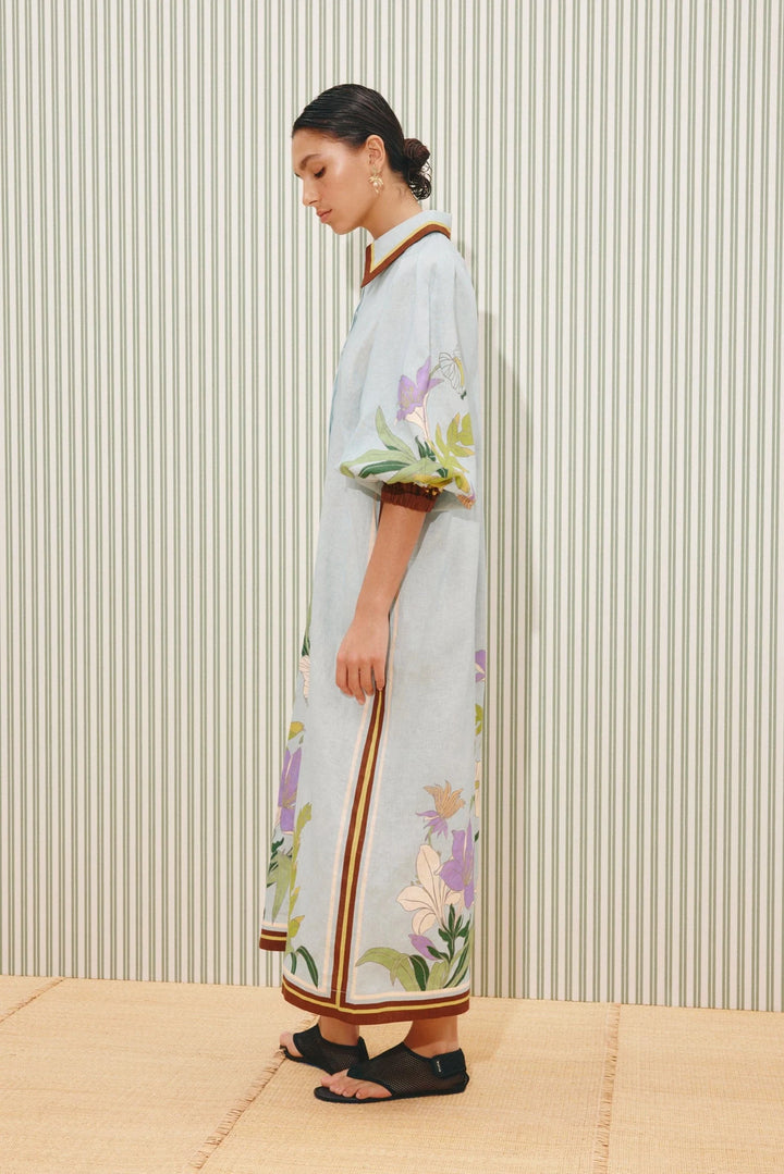 Alfie Shirtdress - Light Blue