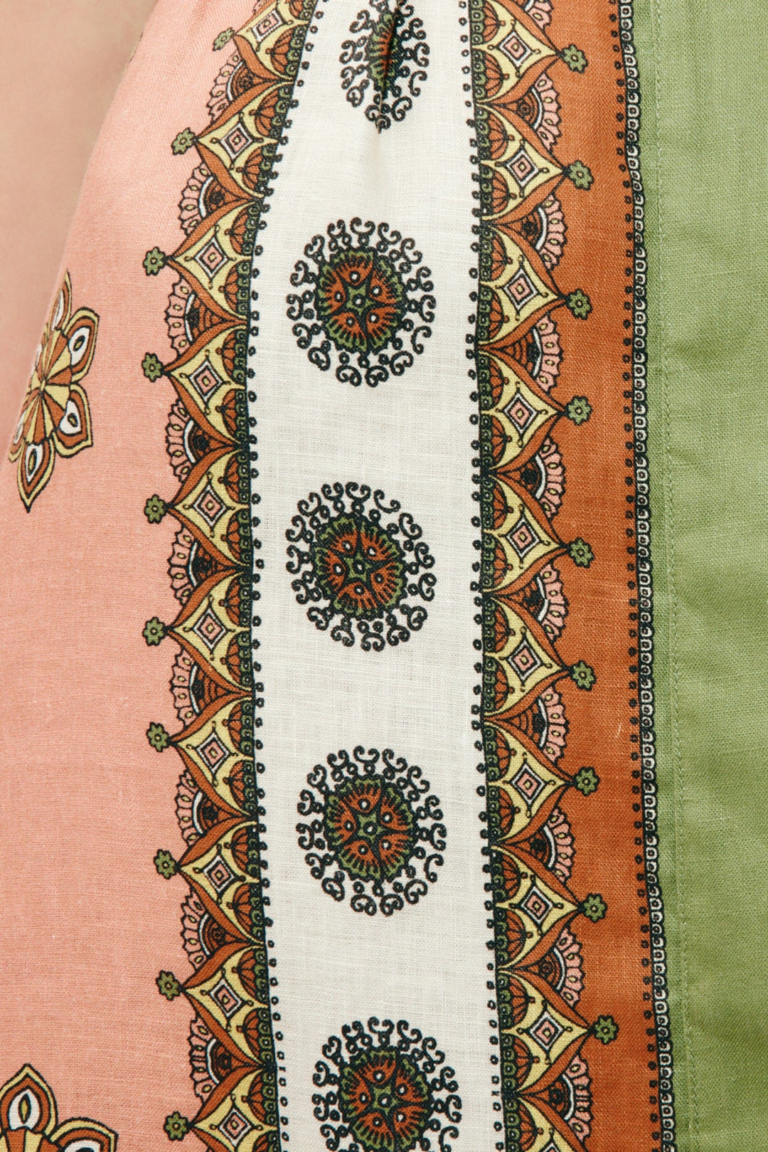 contina shirtdress - green multi