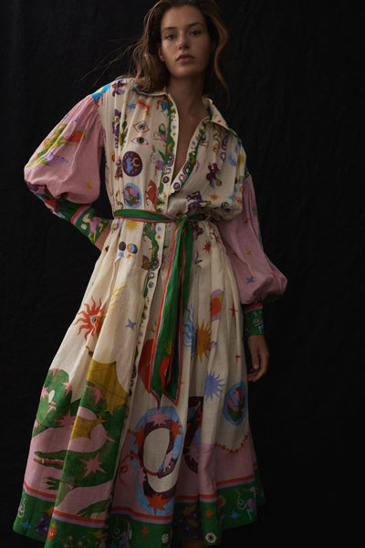 SEEKER SHIRTDRESS - Multi