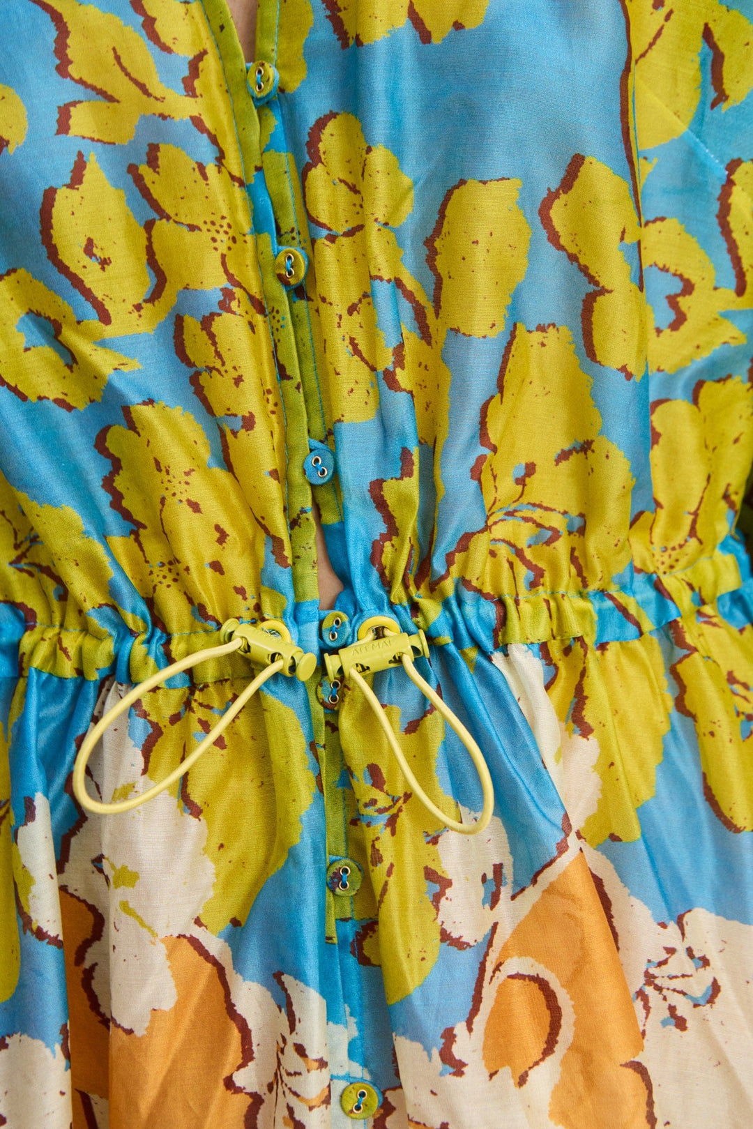 Splice Shirtdress - Green Multi