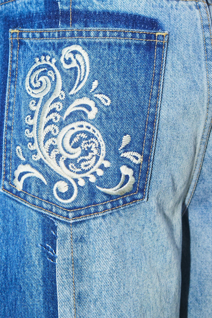 Jacones Spliced Denim Jean