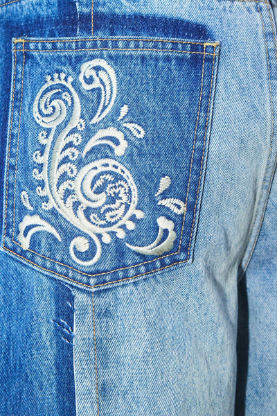 Jacones Spliced Denim Jean
