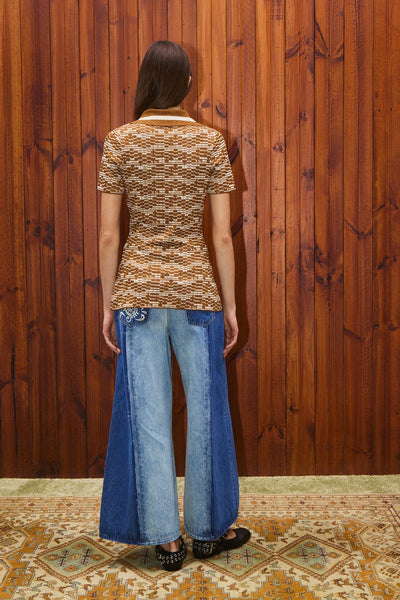 Jacones Spliced Denim Jean