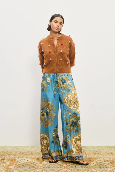 Elia Tobacco Cropped Cardigan - Tobacco