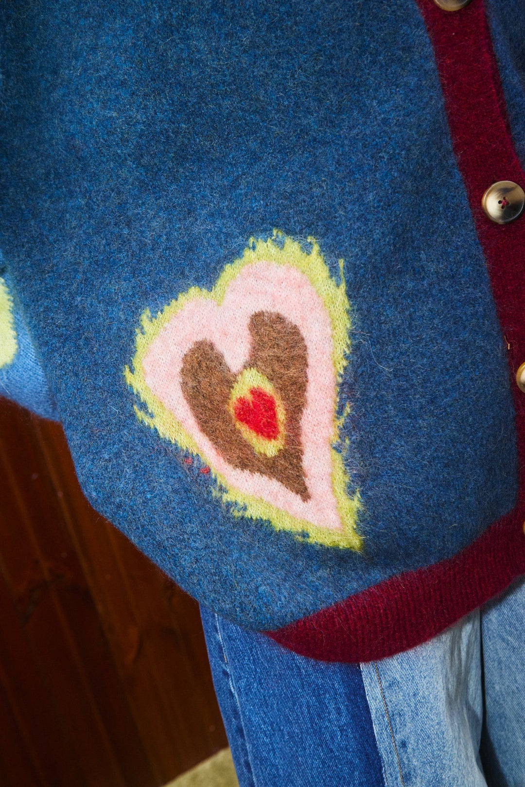 FREDO CARDIGAN - Blue Multi