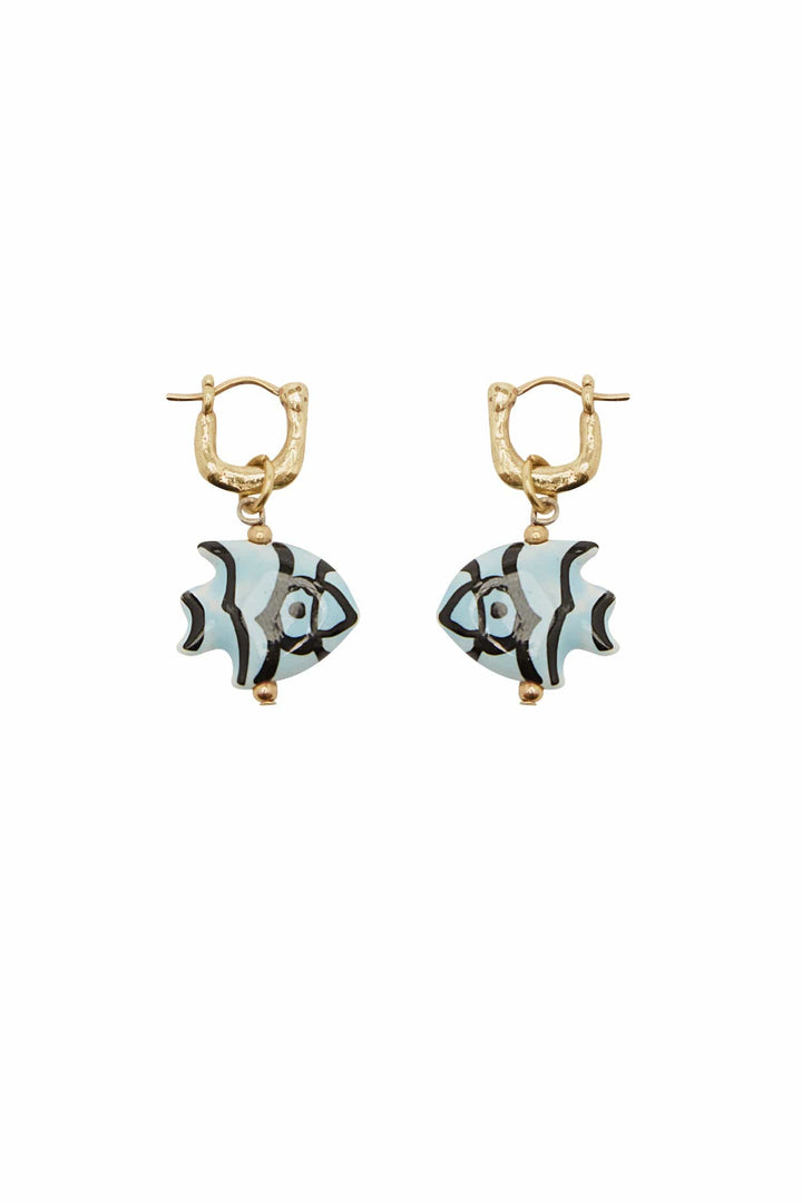 Calypso Ceramic Fish Earrings