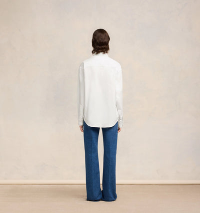 Ami De Coeur Boxy Fit Shirt - Natural White
