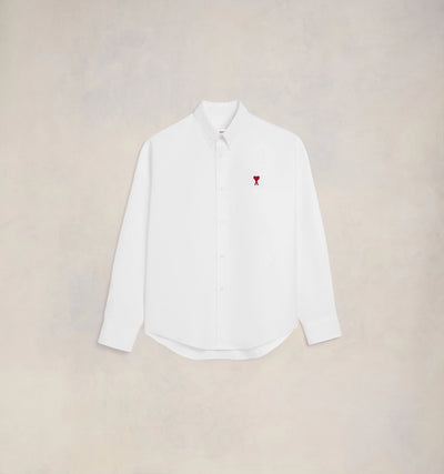 Ami De Coeur Boxy Fit Shirt - Natural White