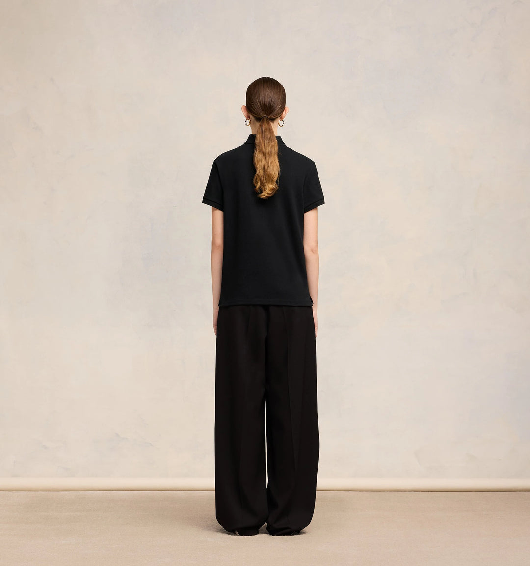 Ami De Coeur Polo Shirt - Black