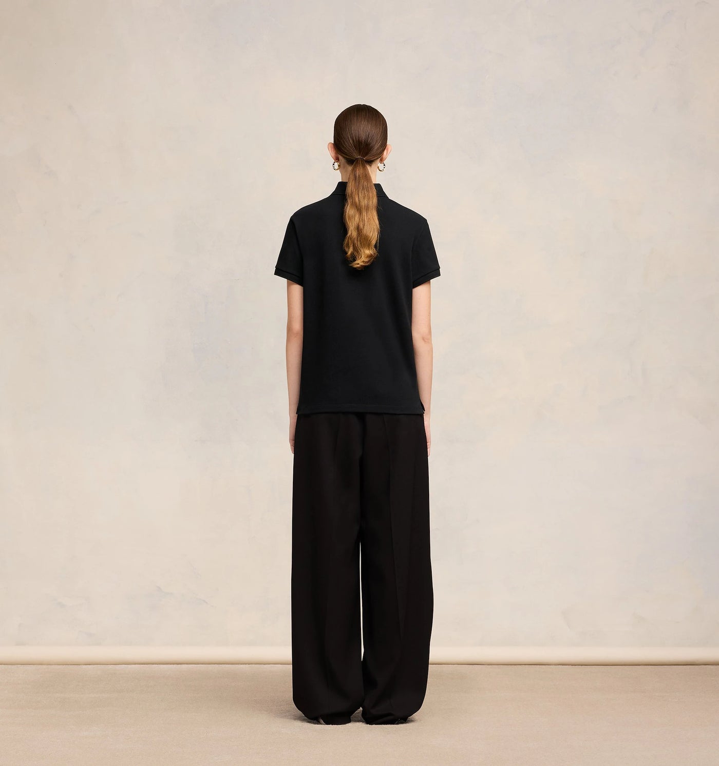 Ami De Coeur Polo Shirt - Black