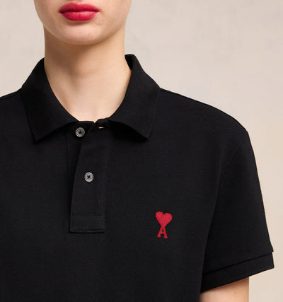 Ami De Coeur Polo Shirt - Black