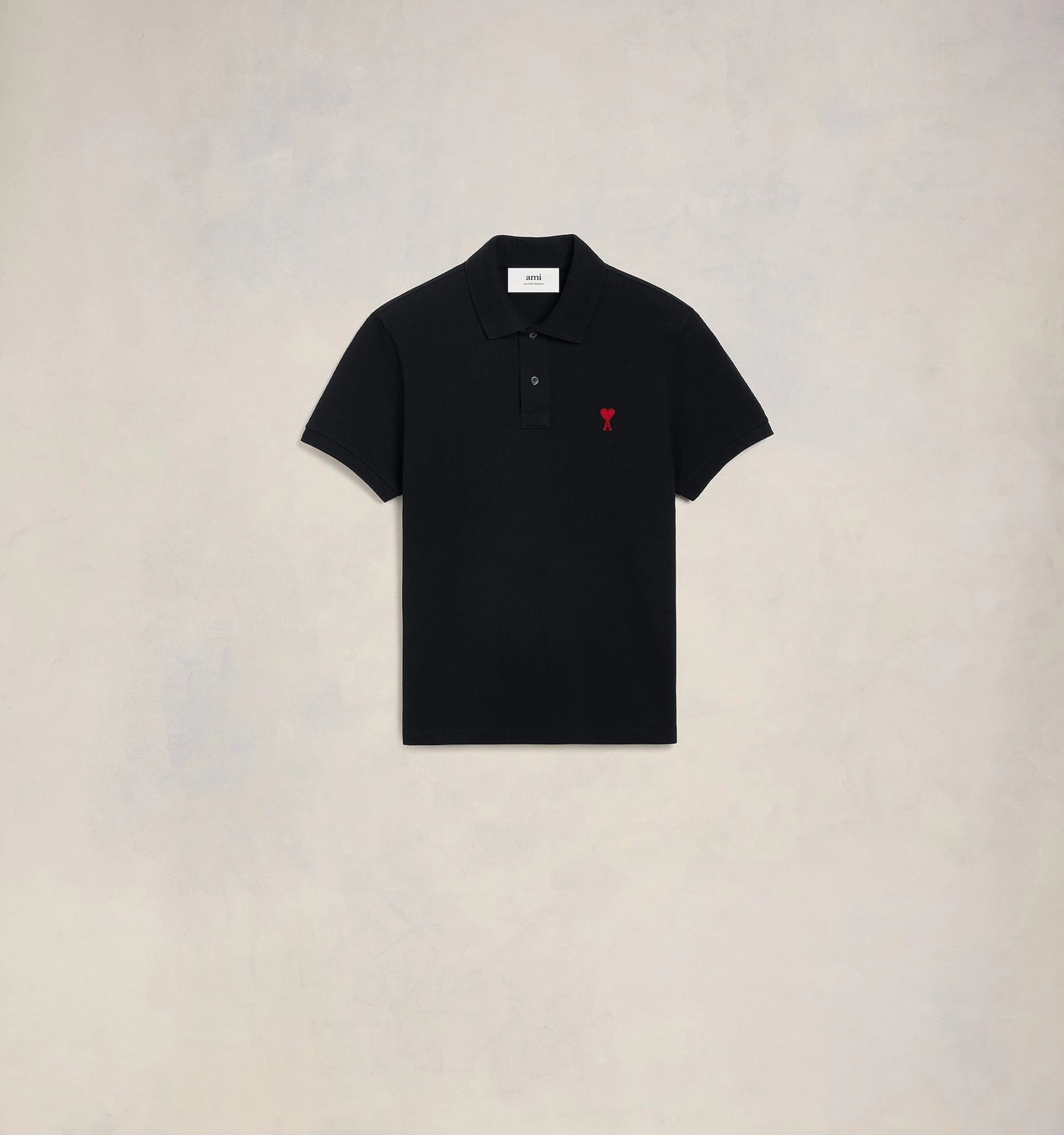 Ami De Coeur Polo Shirt - Black