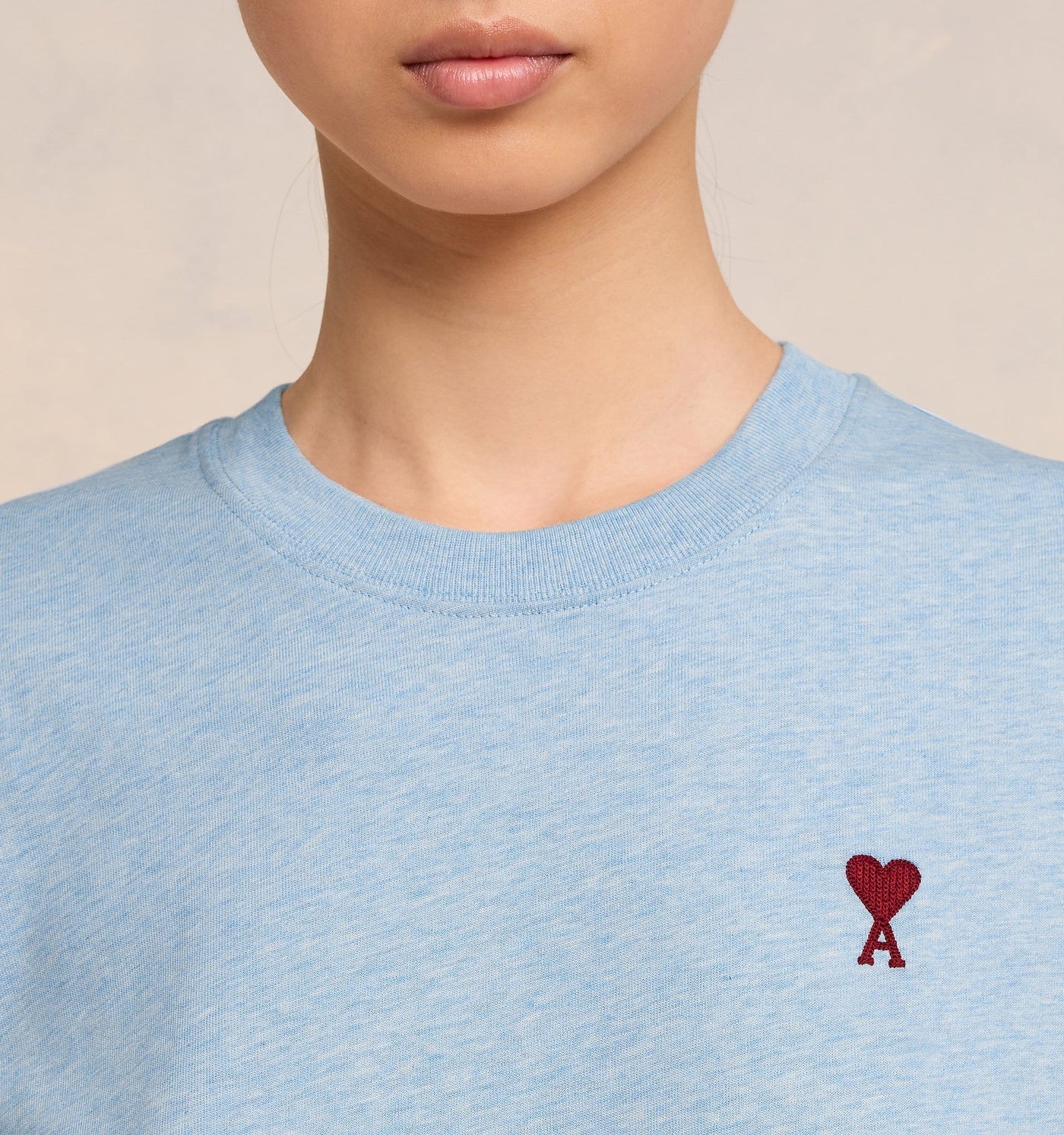 Ami De Coeur T-shirt - Heather Cashmere Blue
