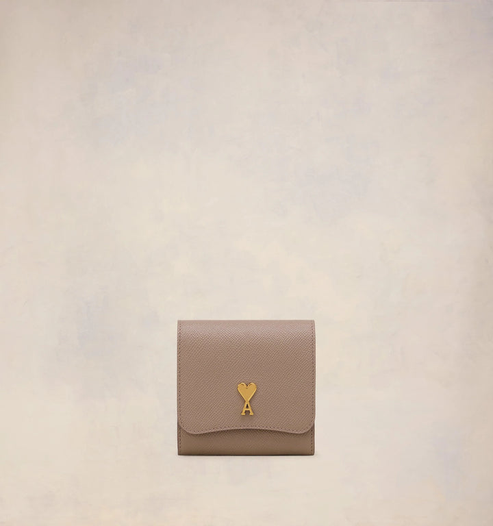 PARIS COMPACT WALLET - Light Taupe