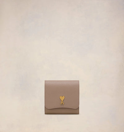 PARIS COMPACT WALLET - Light Taupe