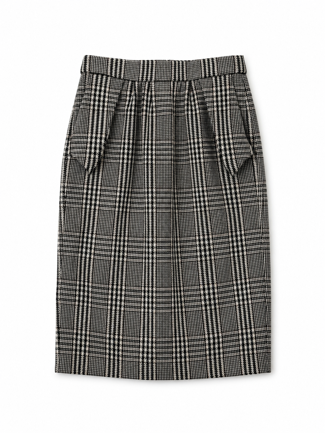 Plaid Midi Skirt