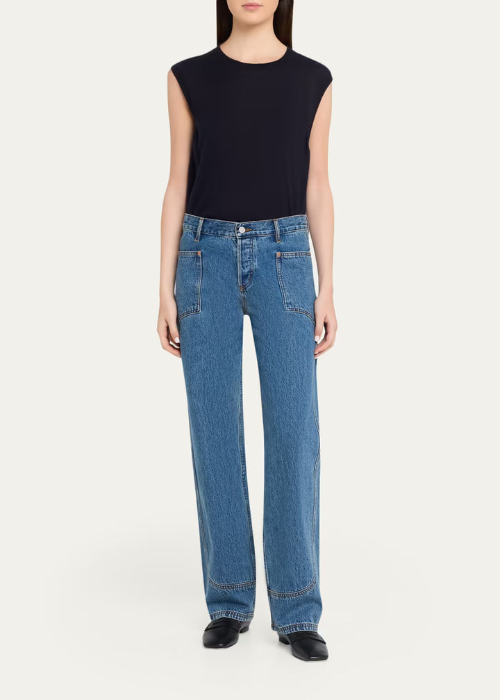 Supply Straight-Leg Utility Jeans