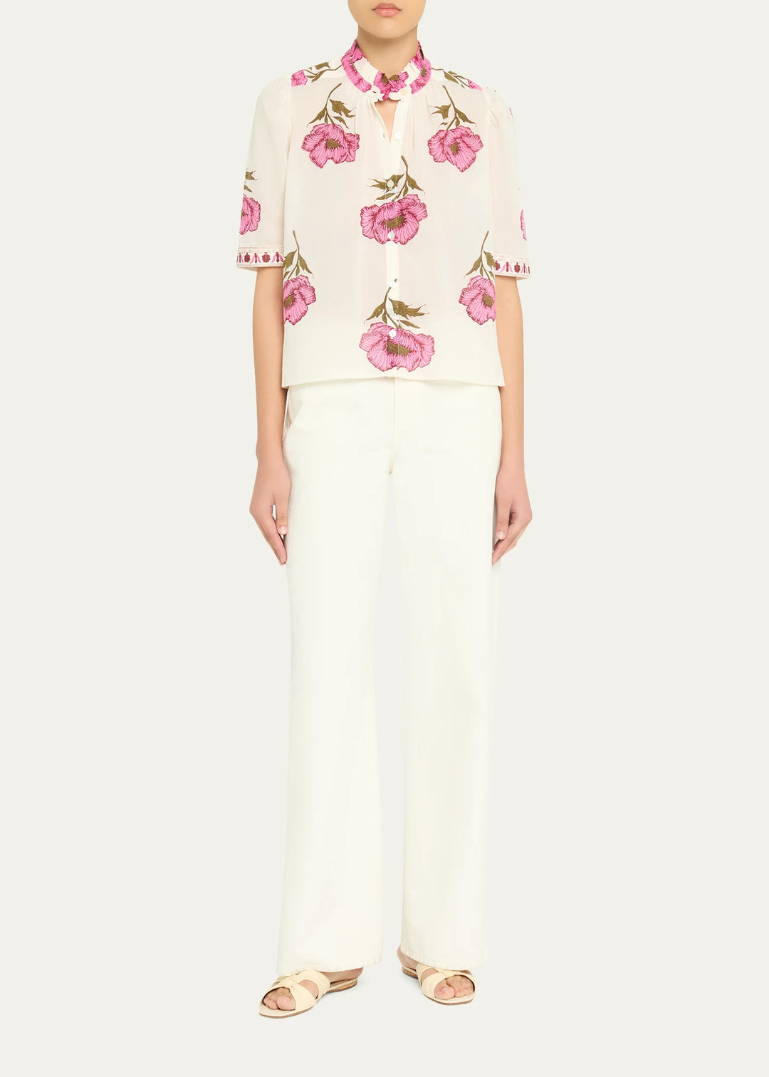 Alix of Bohemia - Winn Fuchsia Poppy Blouse