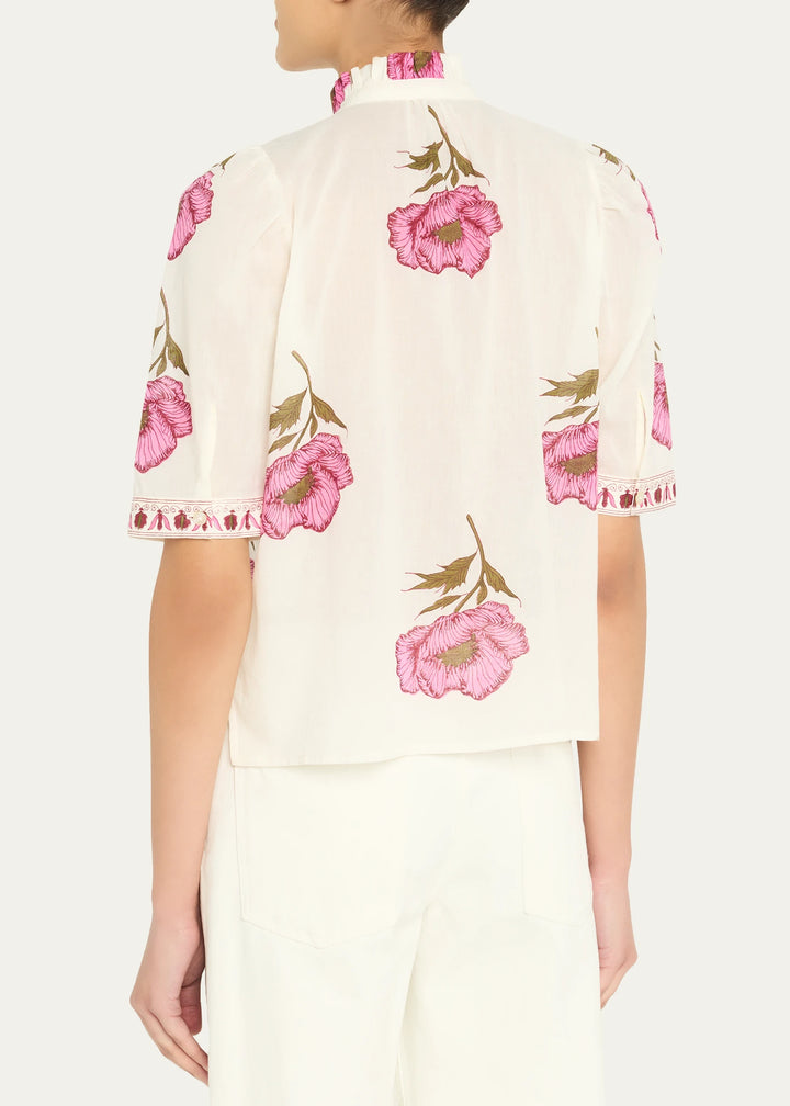 Alix of Bohemia - Winn Fuchsia Poppy Blouse