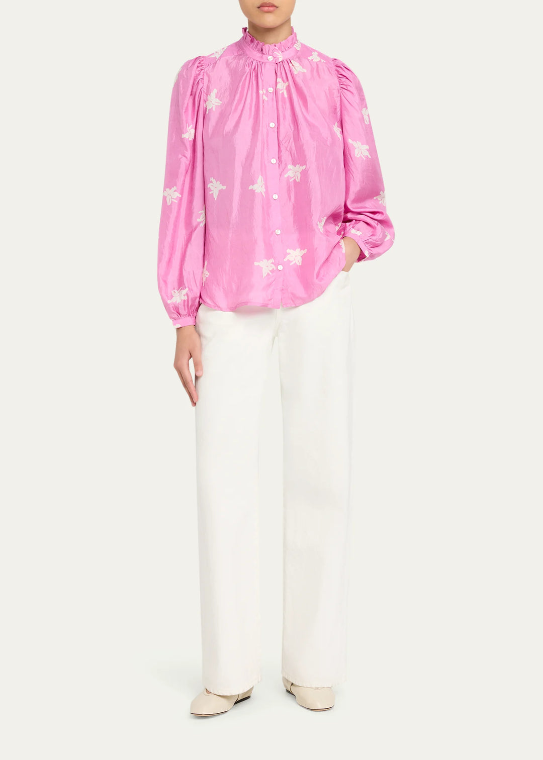 Alix of Bohemia - Annabel Pink Jasmine Blouse Pink