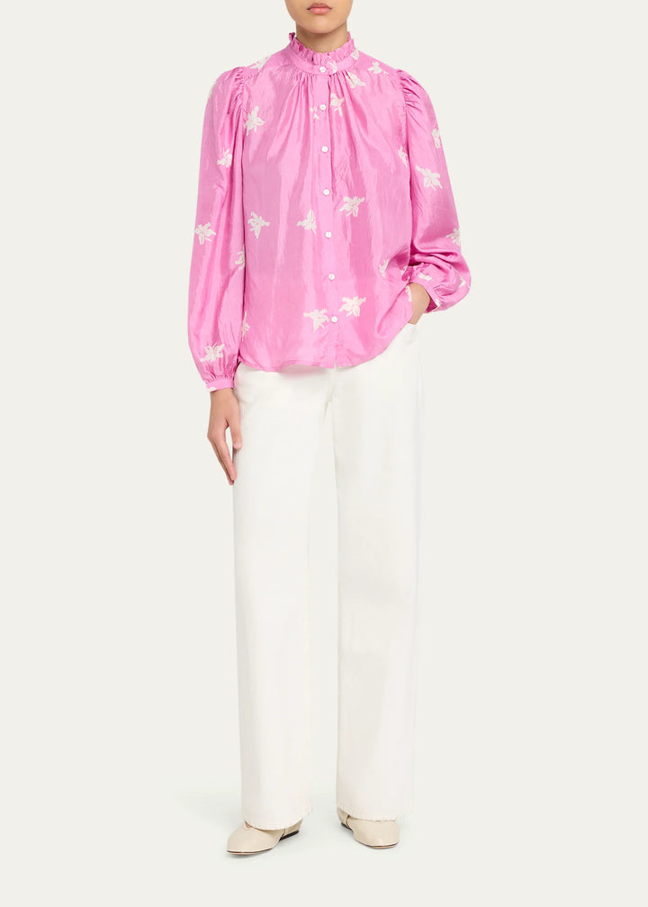 Alix of Bohemia - Annabel Pink Jasmine Blouse Pink