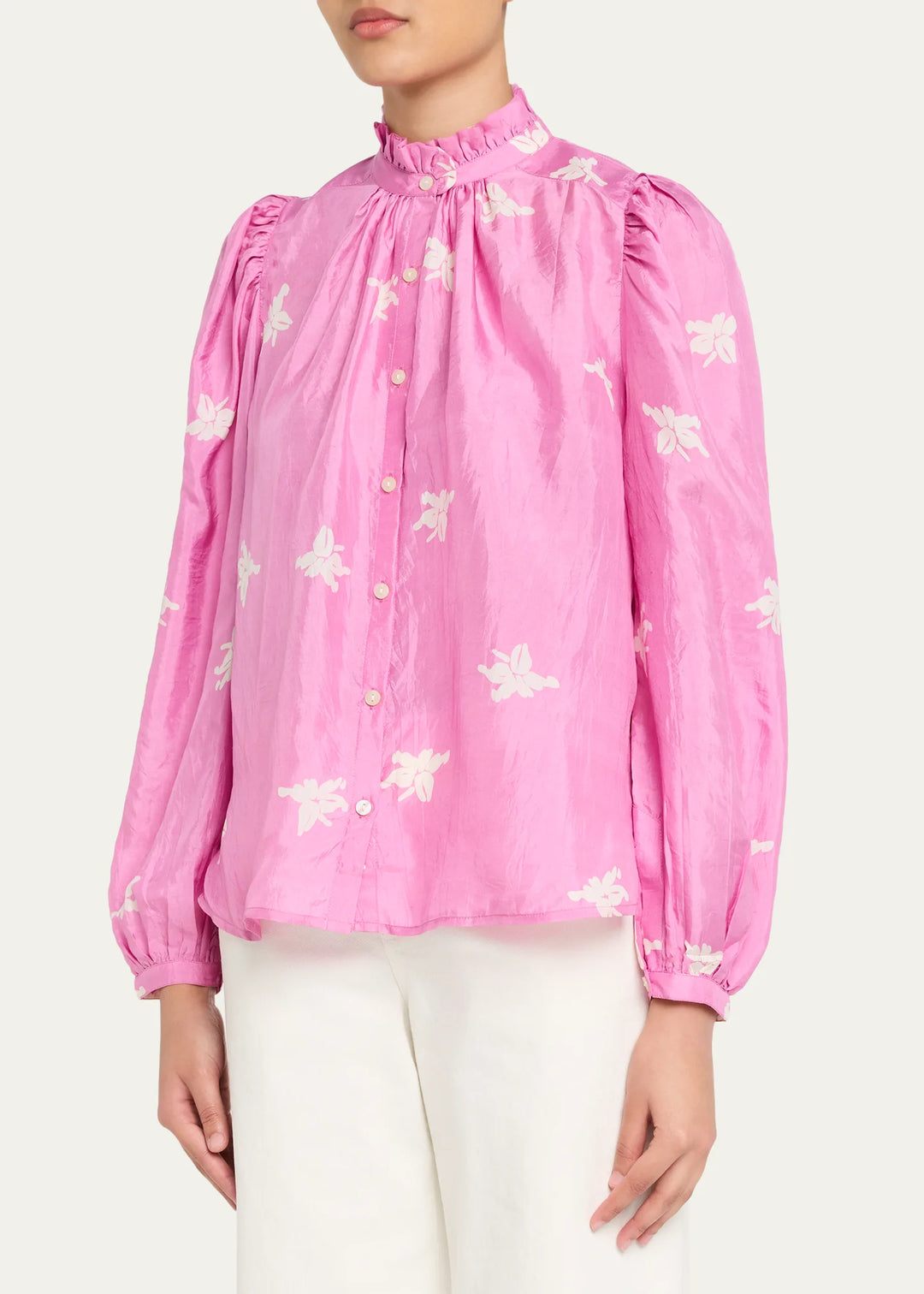 Alix of Bohemia - Annabel Pink Jasmine Blouse Pink
