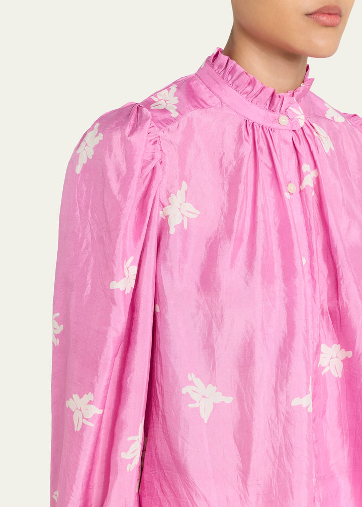Alix of Bohemia - Annabel Pink Jasmine Blouse Pink