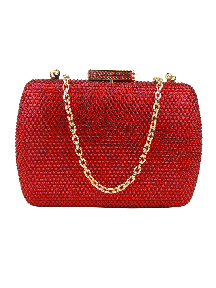 Red Crystal Clutch