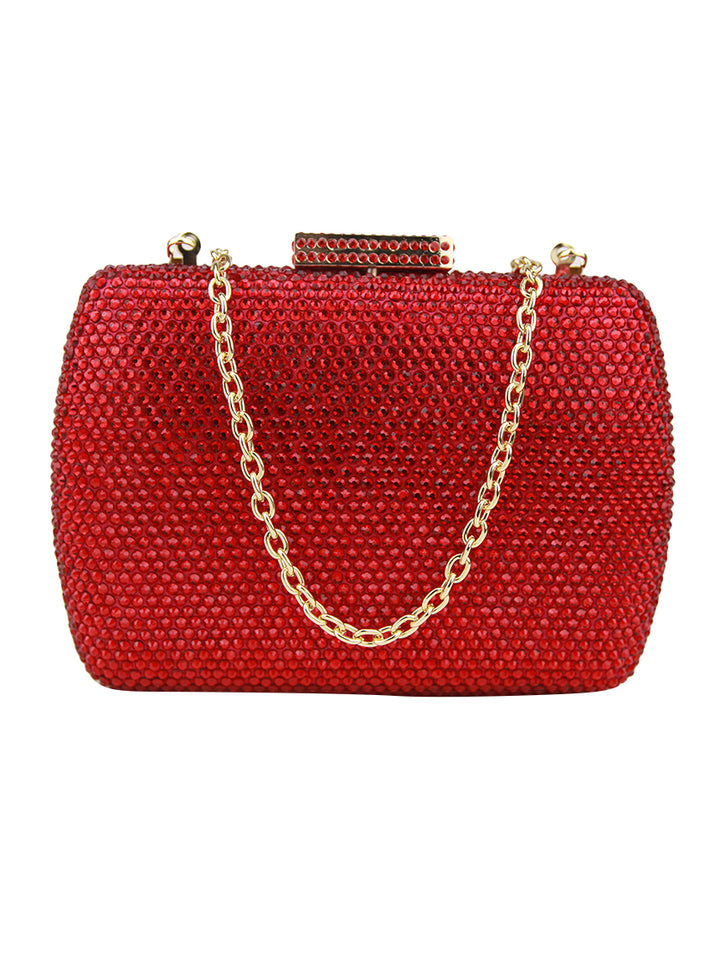 Red Crystal Clutch