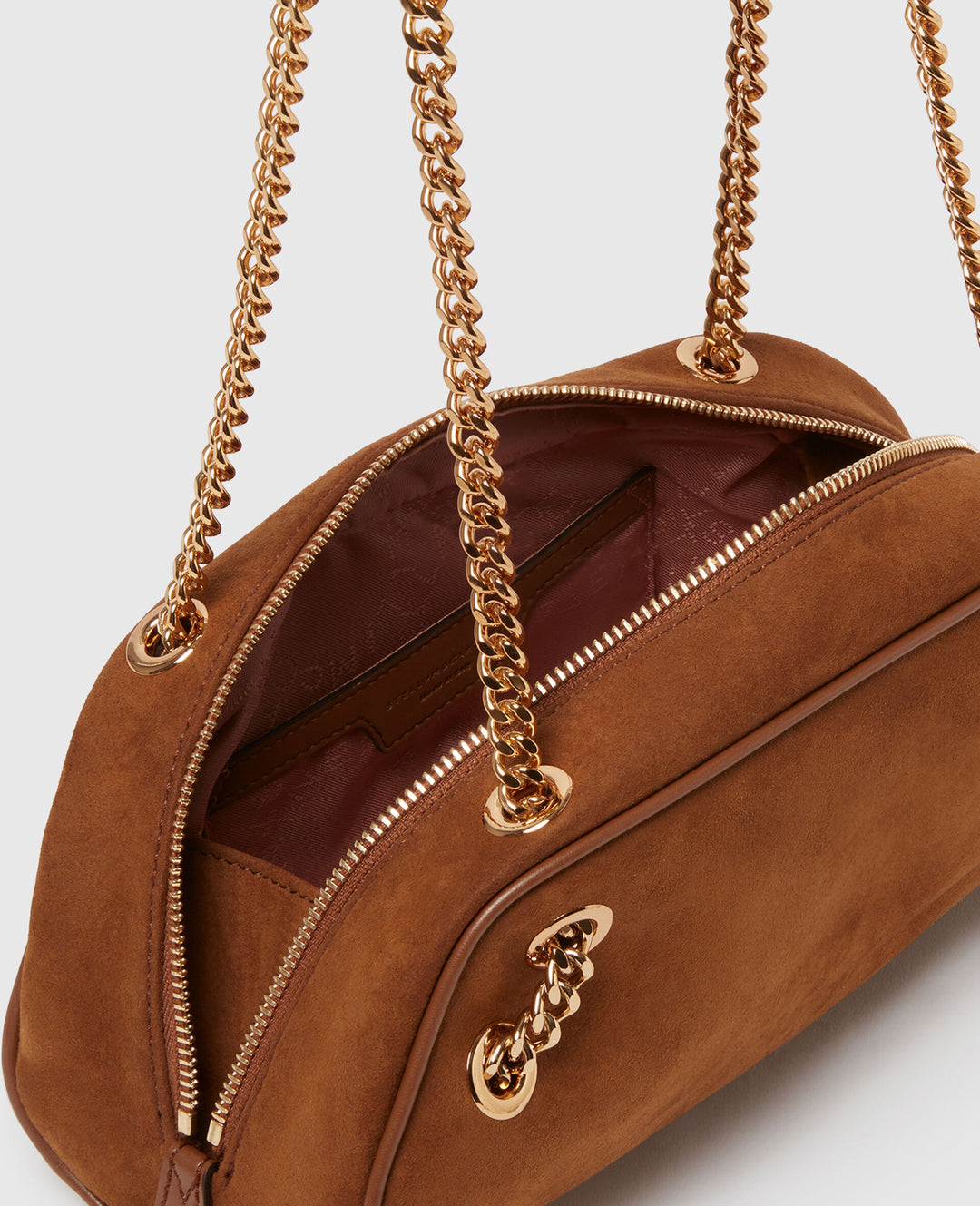 Falabella Bowling Shoulder Bag - Brandy