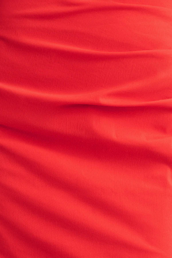 campbell off shoulder bubble maxi dress - goji