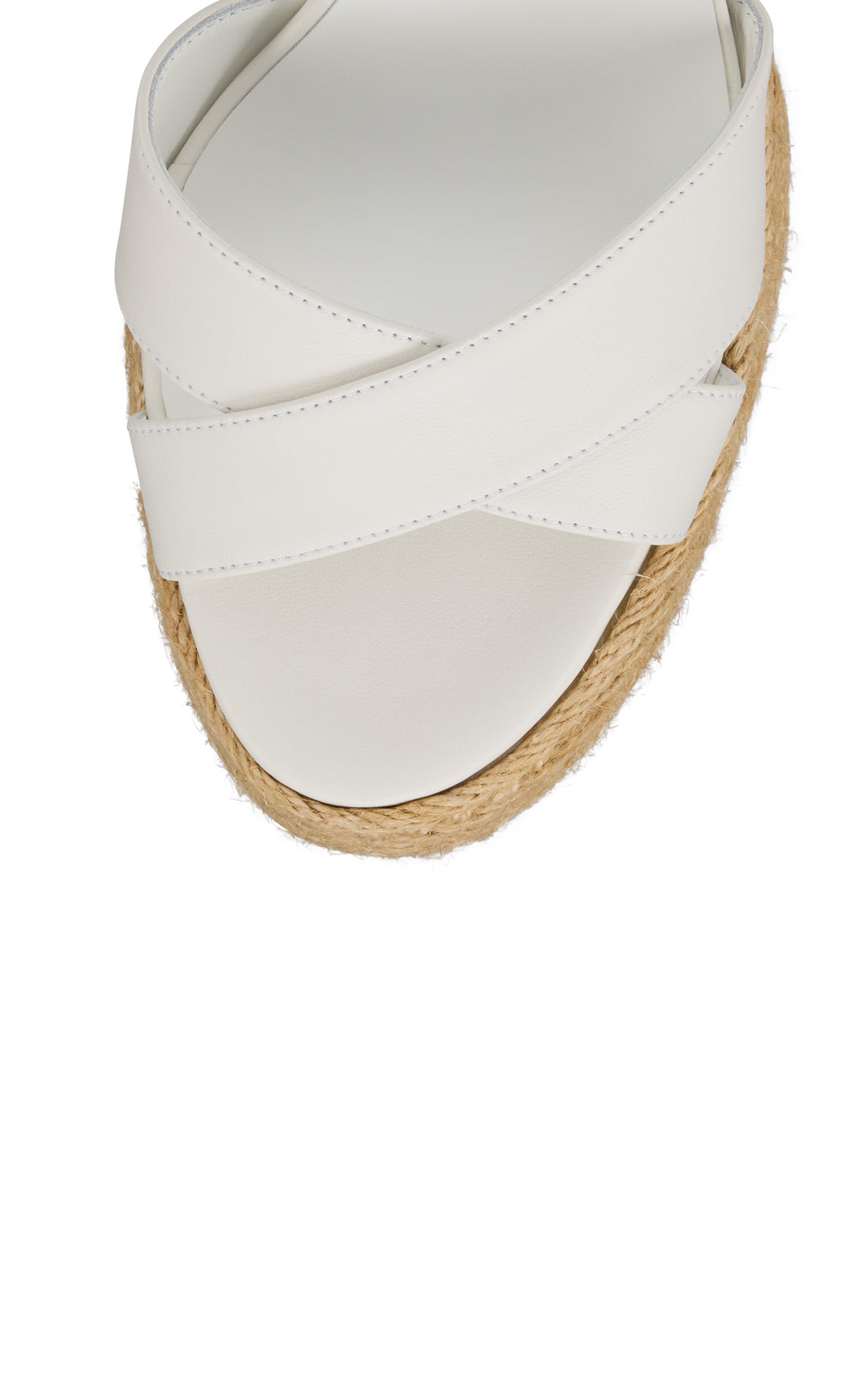 Calakala 85mm Platform Leather Sandals - White