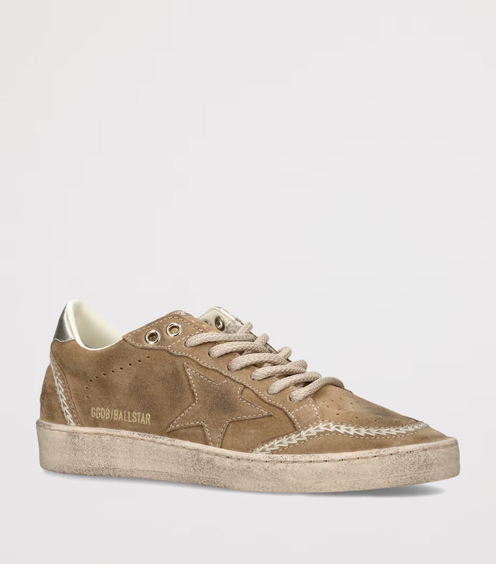 Ball Star Sneaker – Taupe Suede
