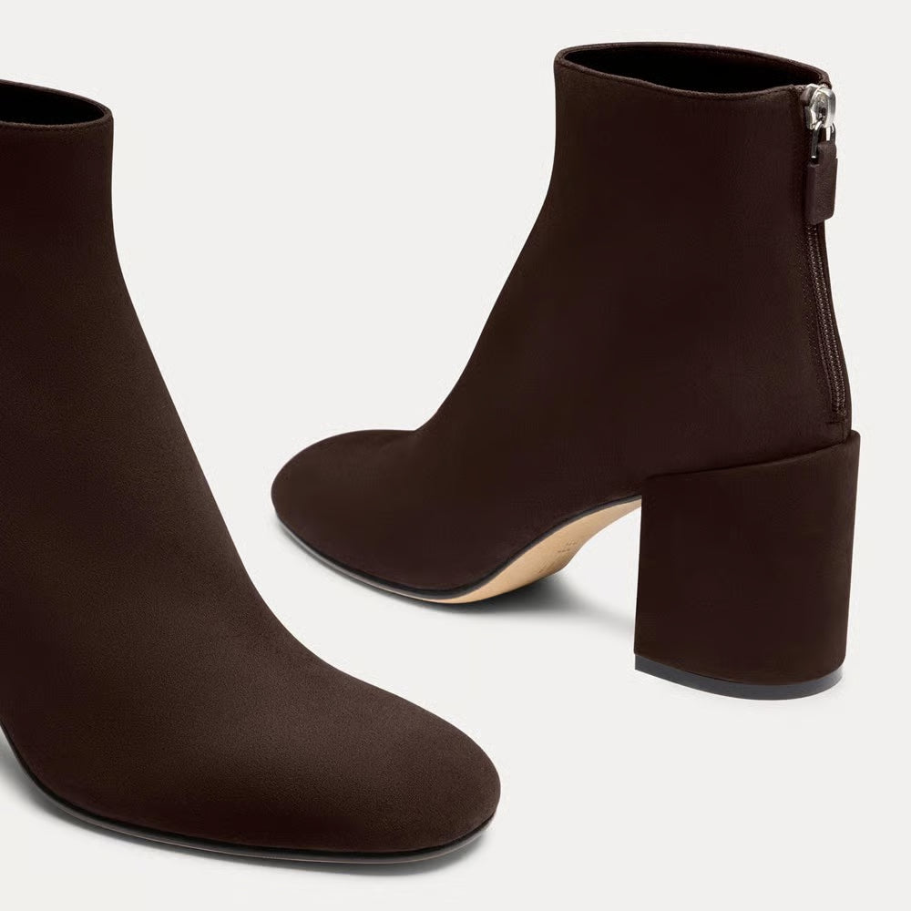 Barcari Zip Bootie 85 - Dark Brown