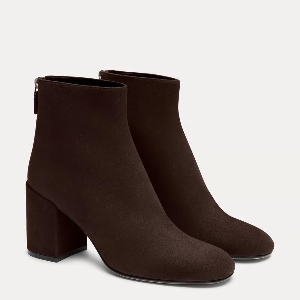 Barcari Zip Bootie 85 - Dark Brown