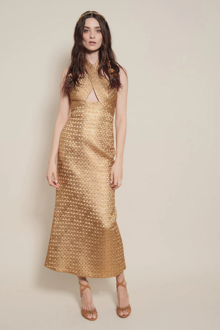 Elegant Expedition Dress - Gold