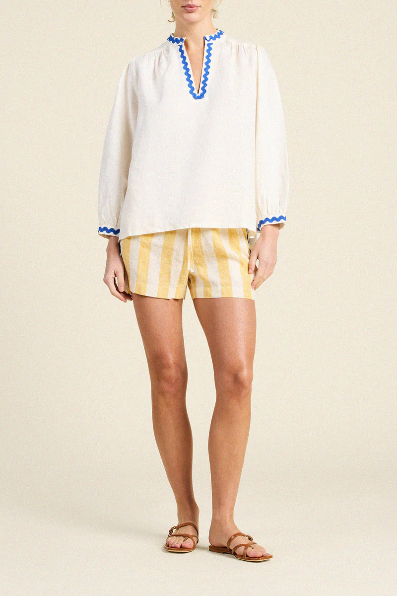 Charlie Shorts - Bright Yellow/White