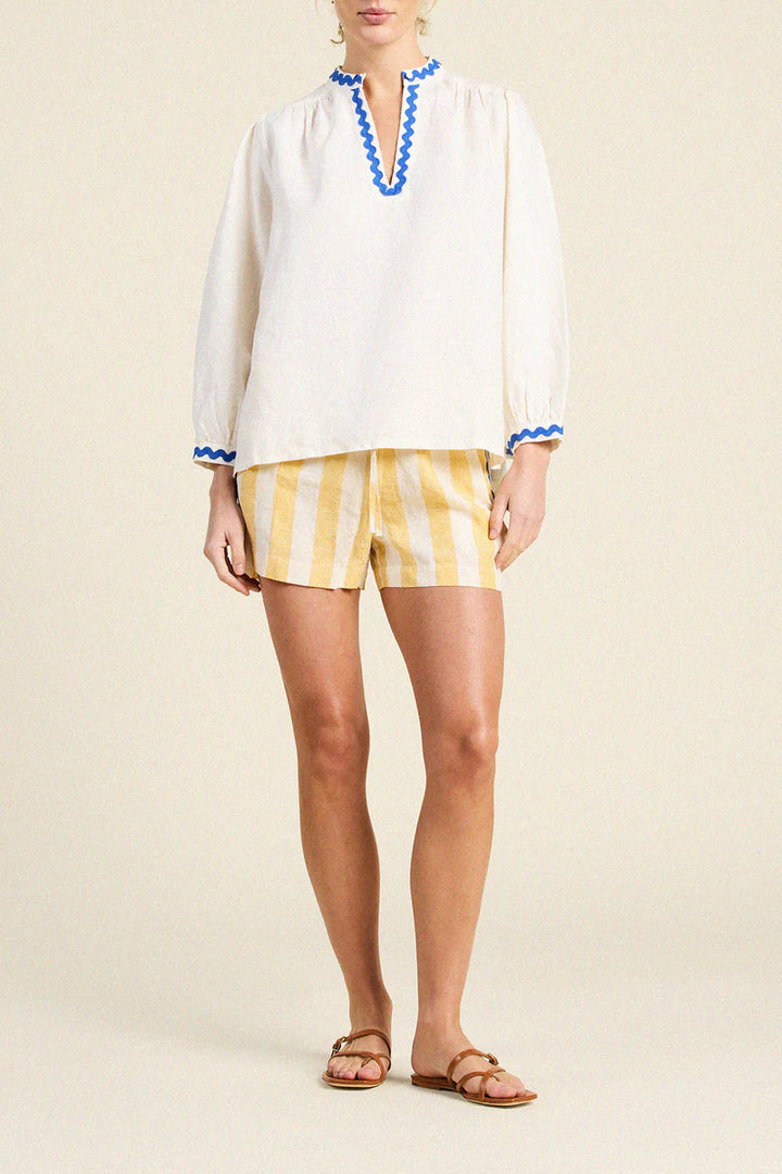 Charlie Shorts - Bright Yellow/White
