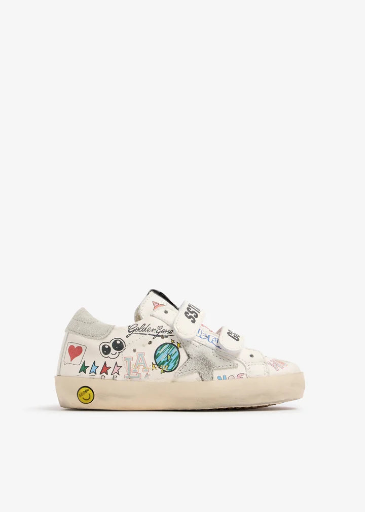 Little Kid Old School Nappa- Multi Color