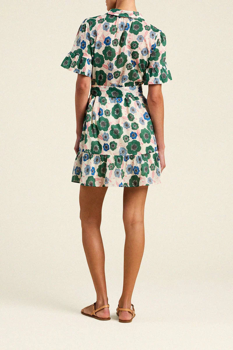 Martinique Dress - Green Print