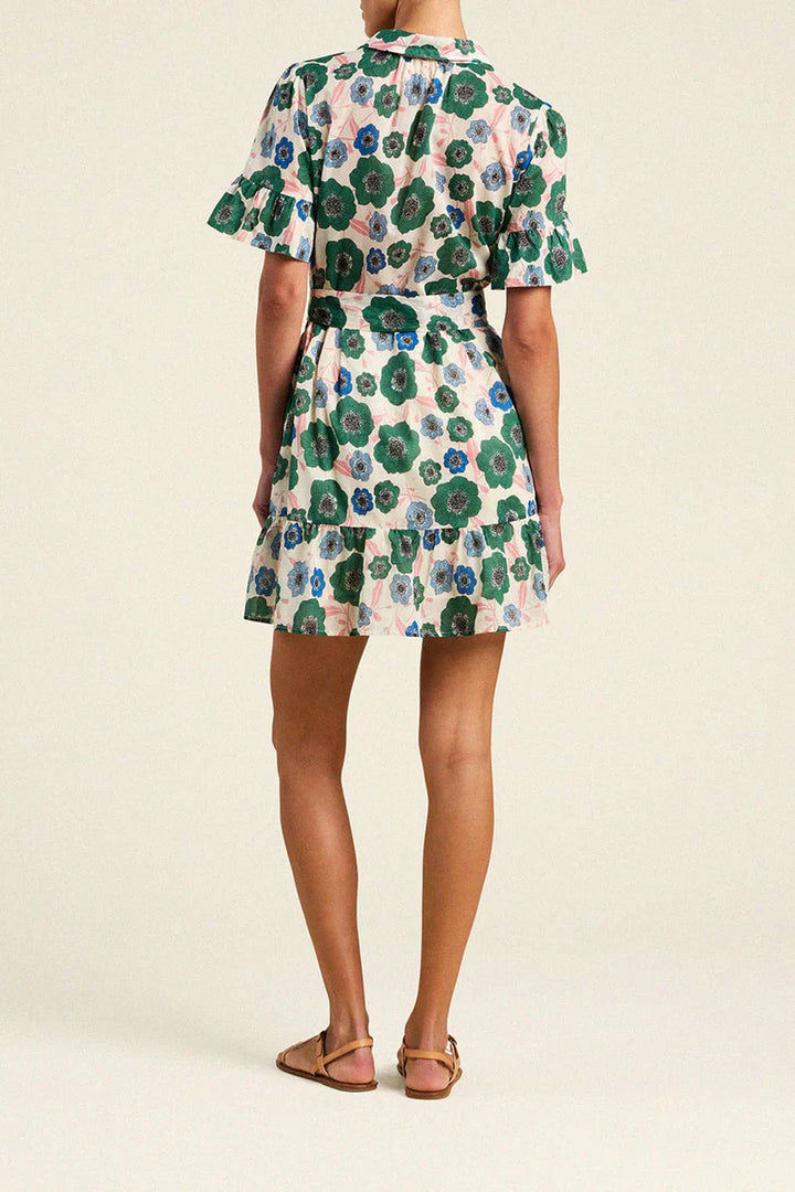 Martinique Dress - Green Print